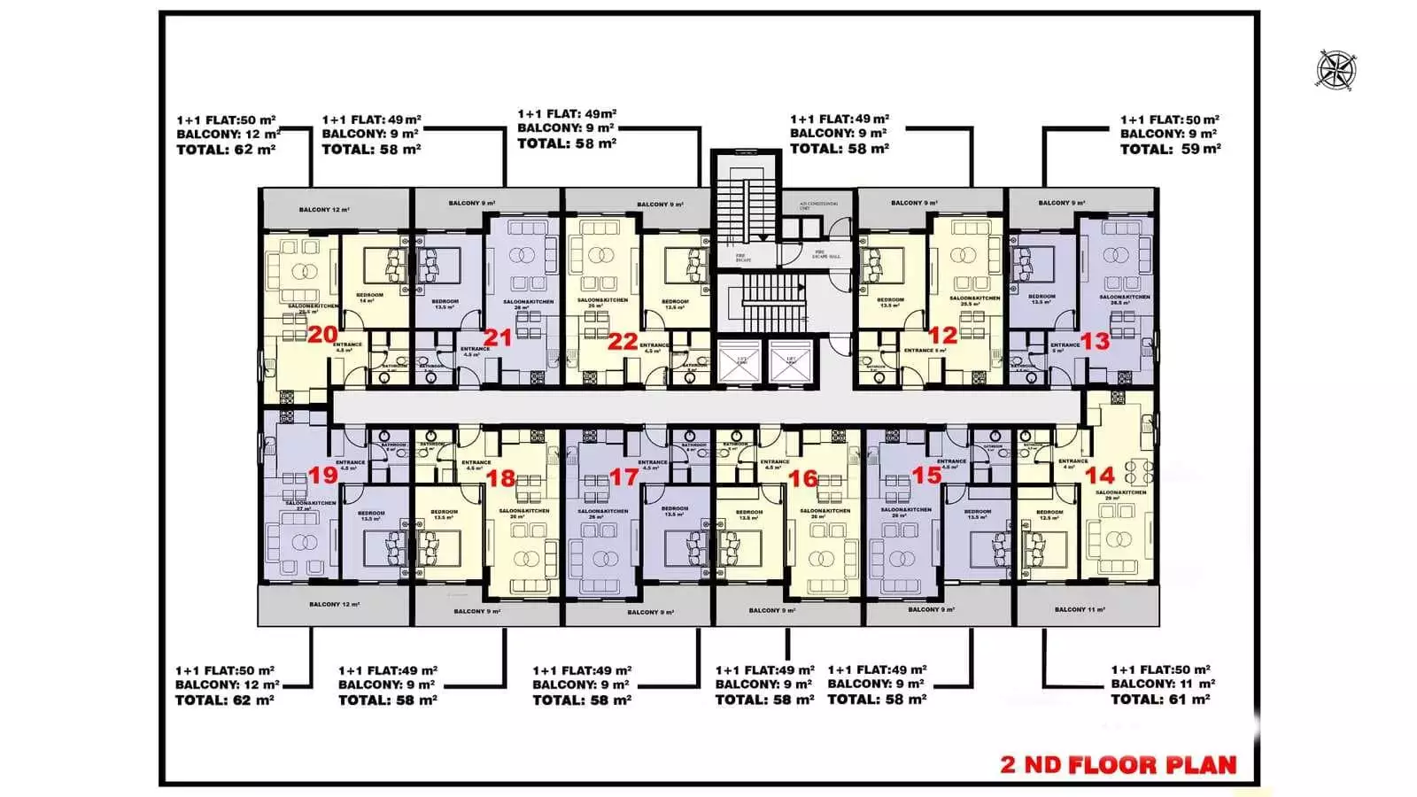 Flat 47m² in Turkey, Mahmutlar. Priced at 161000€ rent photo-2