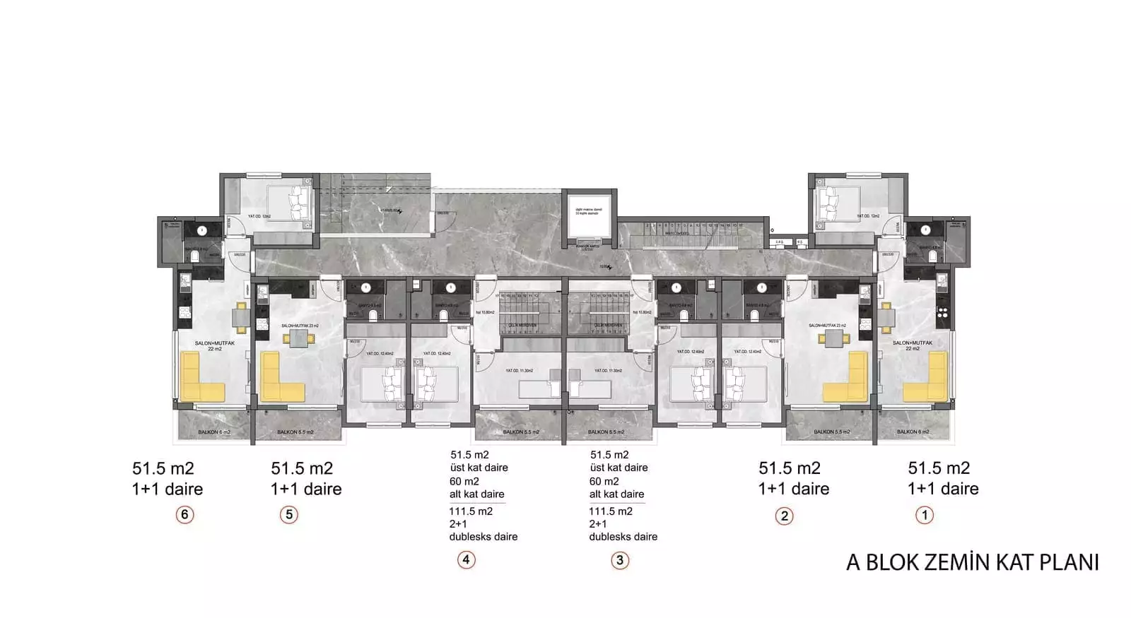 Flat 51m² in Turkey, Konakli. Priced at 110000€ rent photo-26