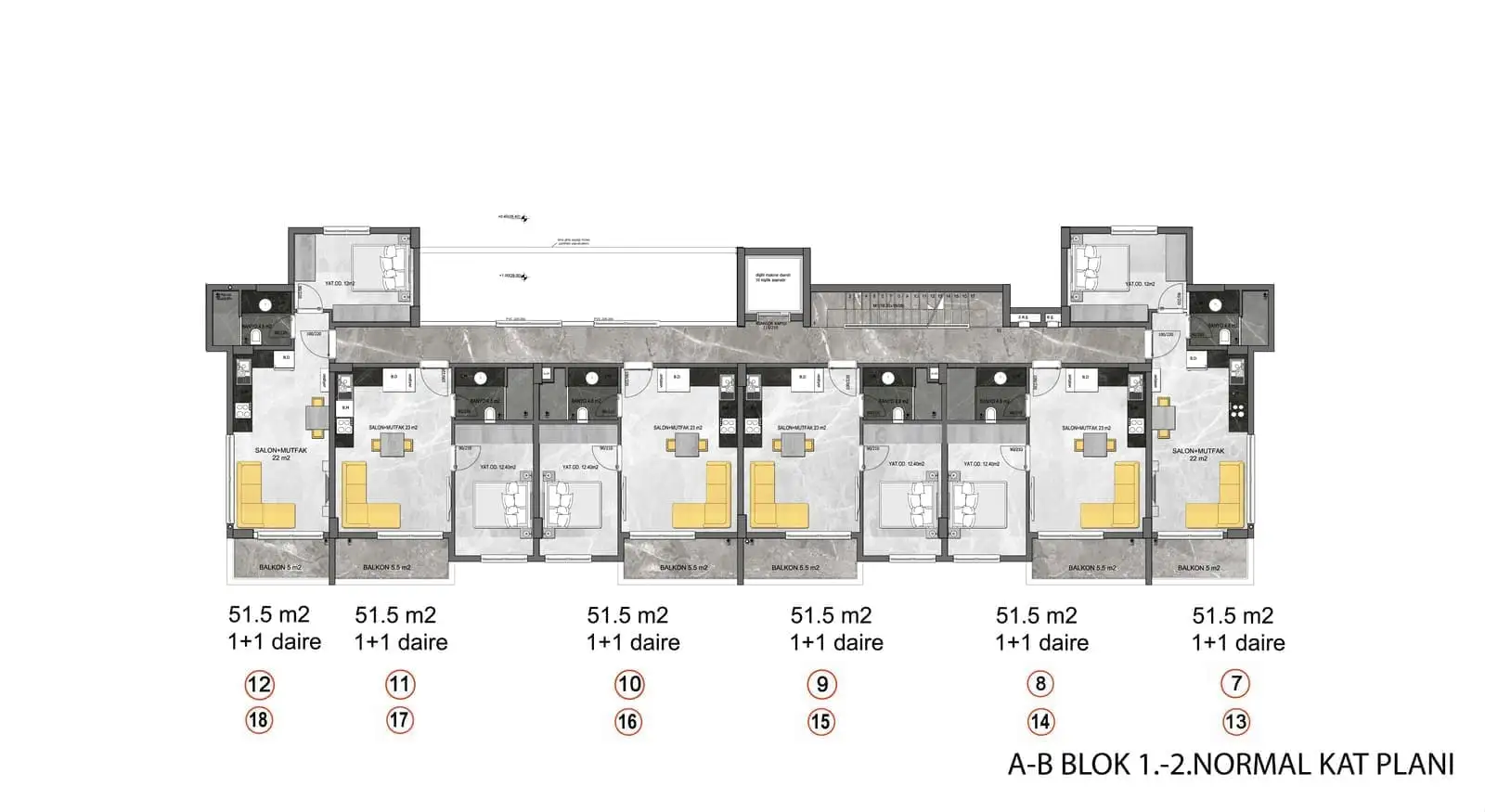 Flat 51m² in Turkey, Konakli. Priced at 110000€ rent photo-27