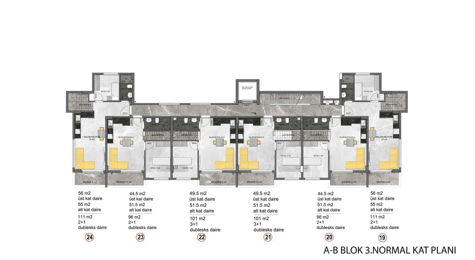Flat 51m² in Turkey, Konakli. Priced at 110000€ rent photo-28