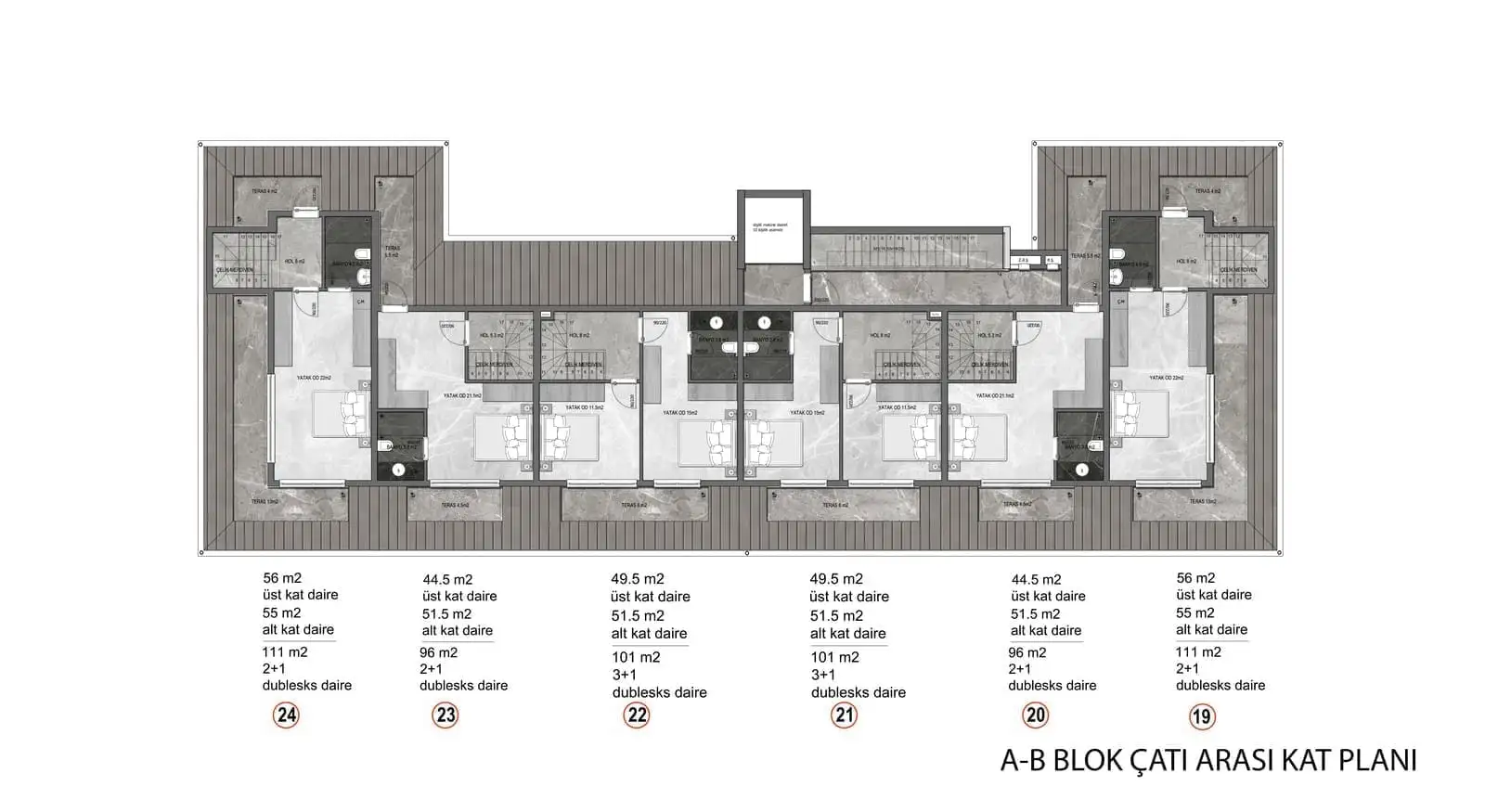 Flat 51m² in Turkey, Konakli. Priced at 110000€ rent photo-29