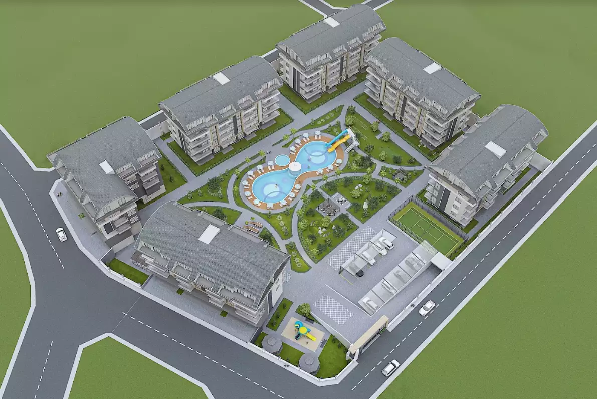 Flat 48m² in Turkey, Oba. Priced at 179000€ rent photo-2
