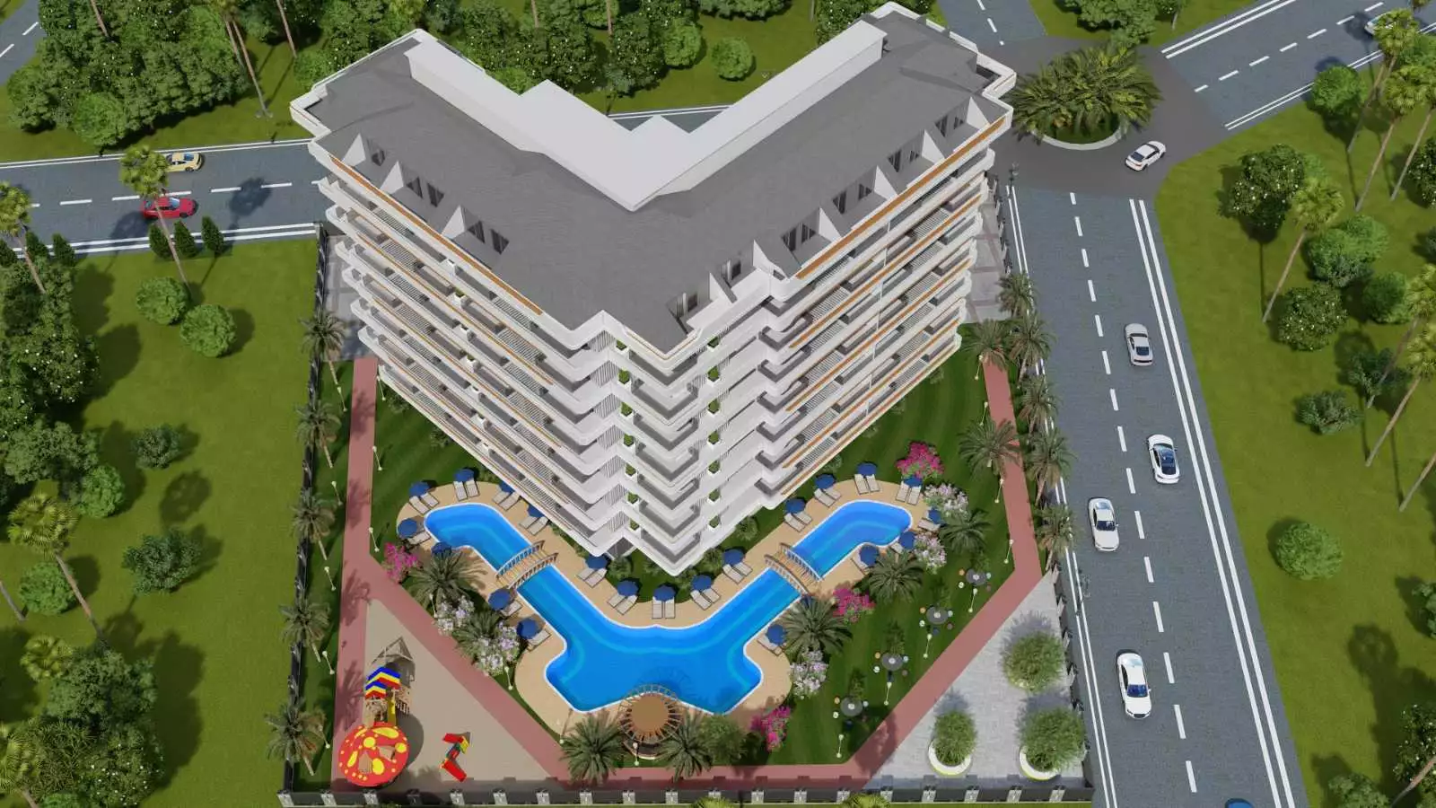 Flat 51m² in Turkey, Gazipasа. Priced at 119000€ rent photo-7