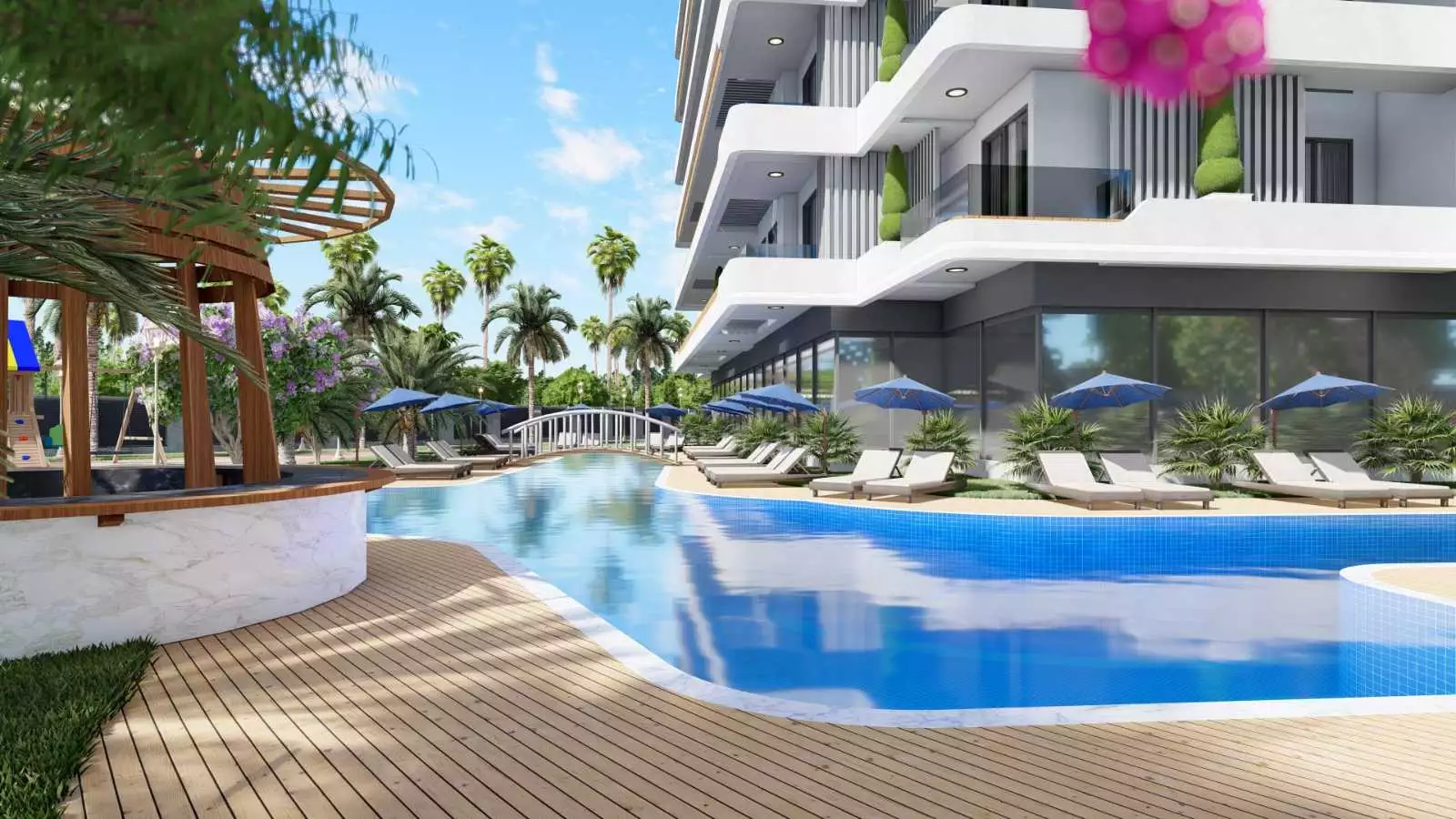 Flat 51m² in Turkey, Gazipasа. Priced at 119000€ rent photo-14