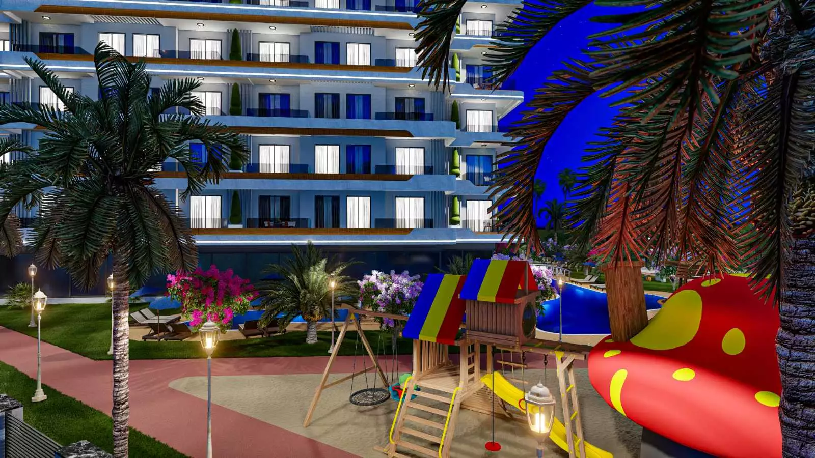 Flat 51m² in Turkey, Gazipasа. Priced at 119000€ rent photo-16