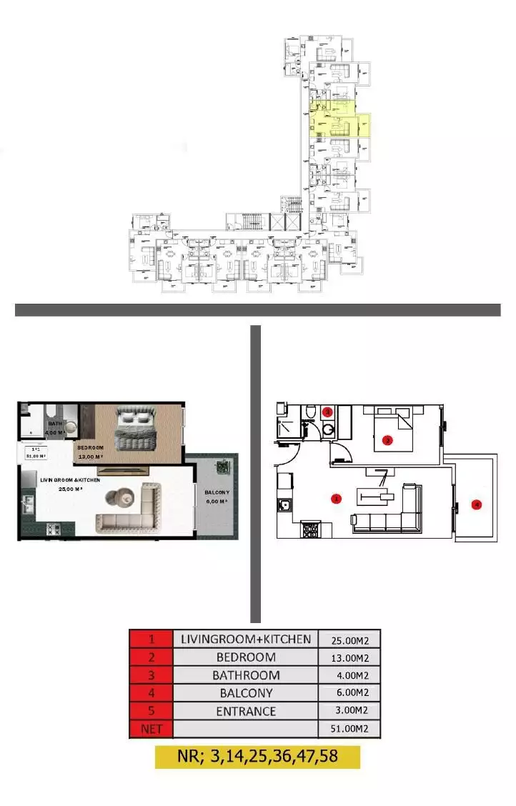 Flat 51m² in Turkey, Gazipasа. Priced at 119000€ rent photo-22