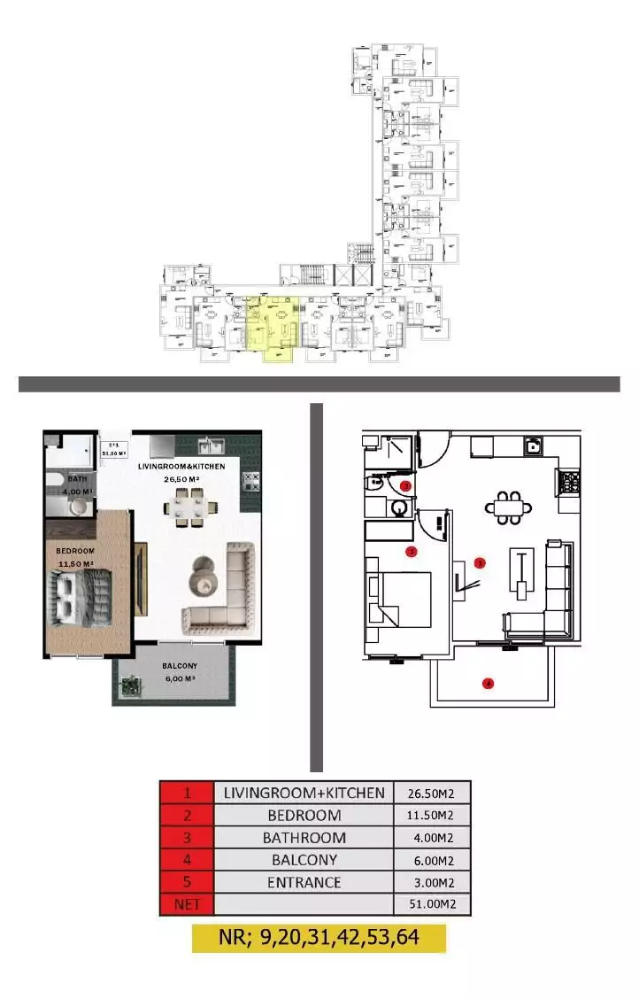 Flat 51m² in Turkey, Gazipasа. Priced at 119000€ rent photo-28