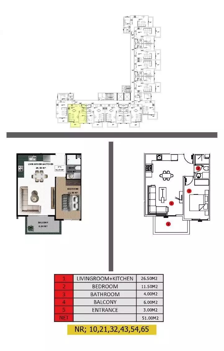 Flat 51m² in Turkey, Gazipasа. Priced at 119000€ rent photo-29