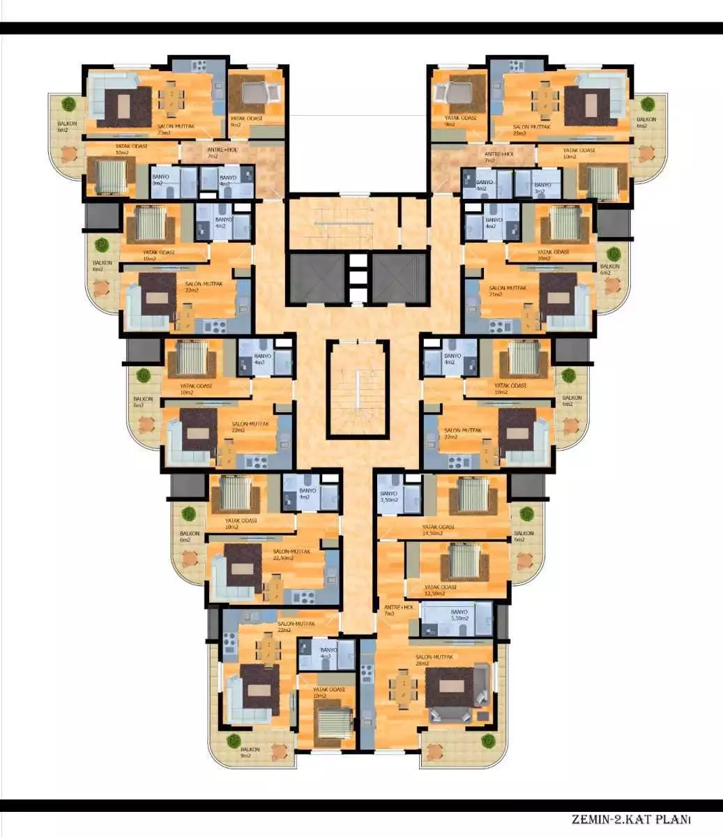 Flat 56m² in Turkey, Avsallar. Priced at 127000€ rent photo-27