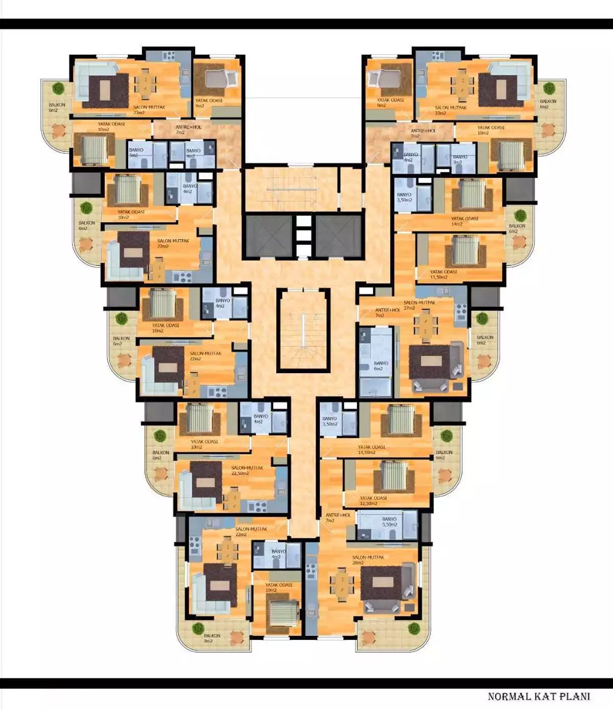 Flat 56m² in Turkey, Avsallar. Priced at 127000€ rent photo-28
