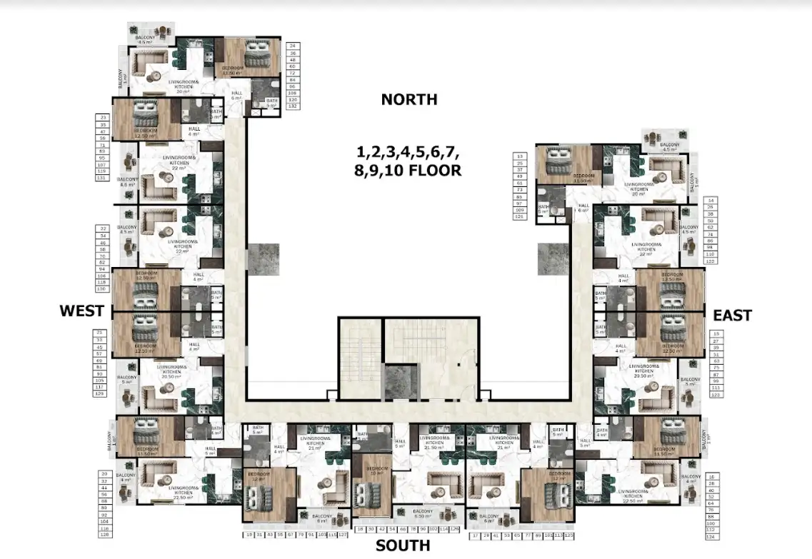 Penthouse 63m² in Turkey, Mahmutlar. Priced at 144000€ rent photo-26