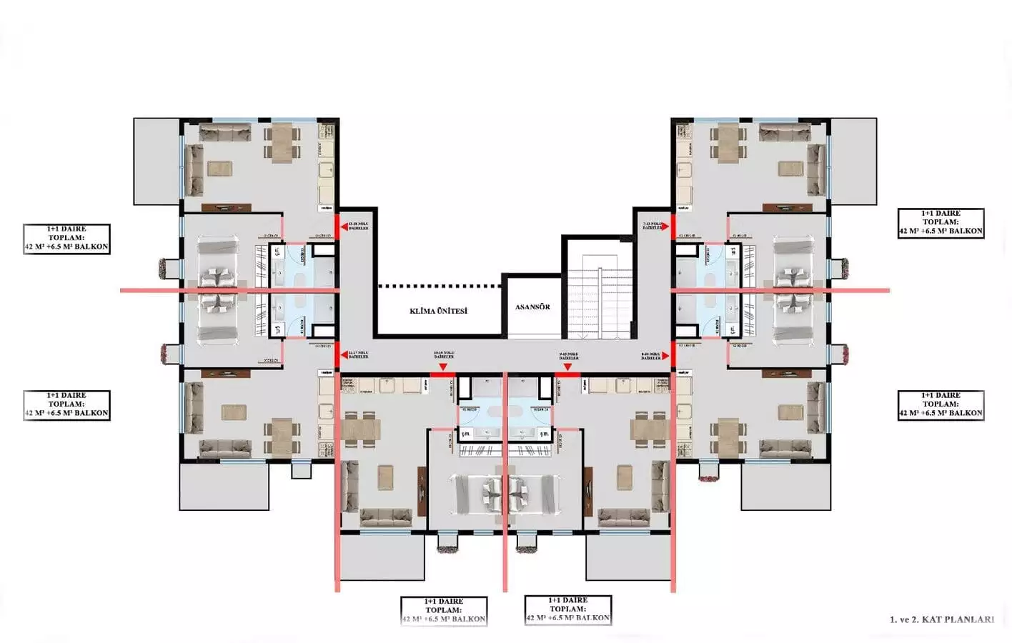 Flat 50m² in Turkey, Oba. Priced at 135000€ rent photo-23
