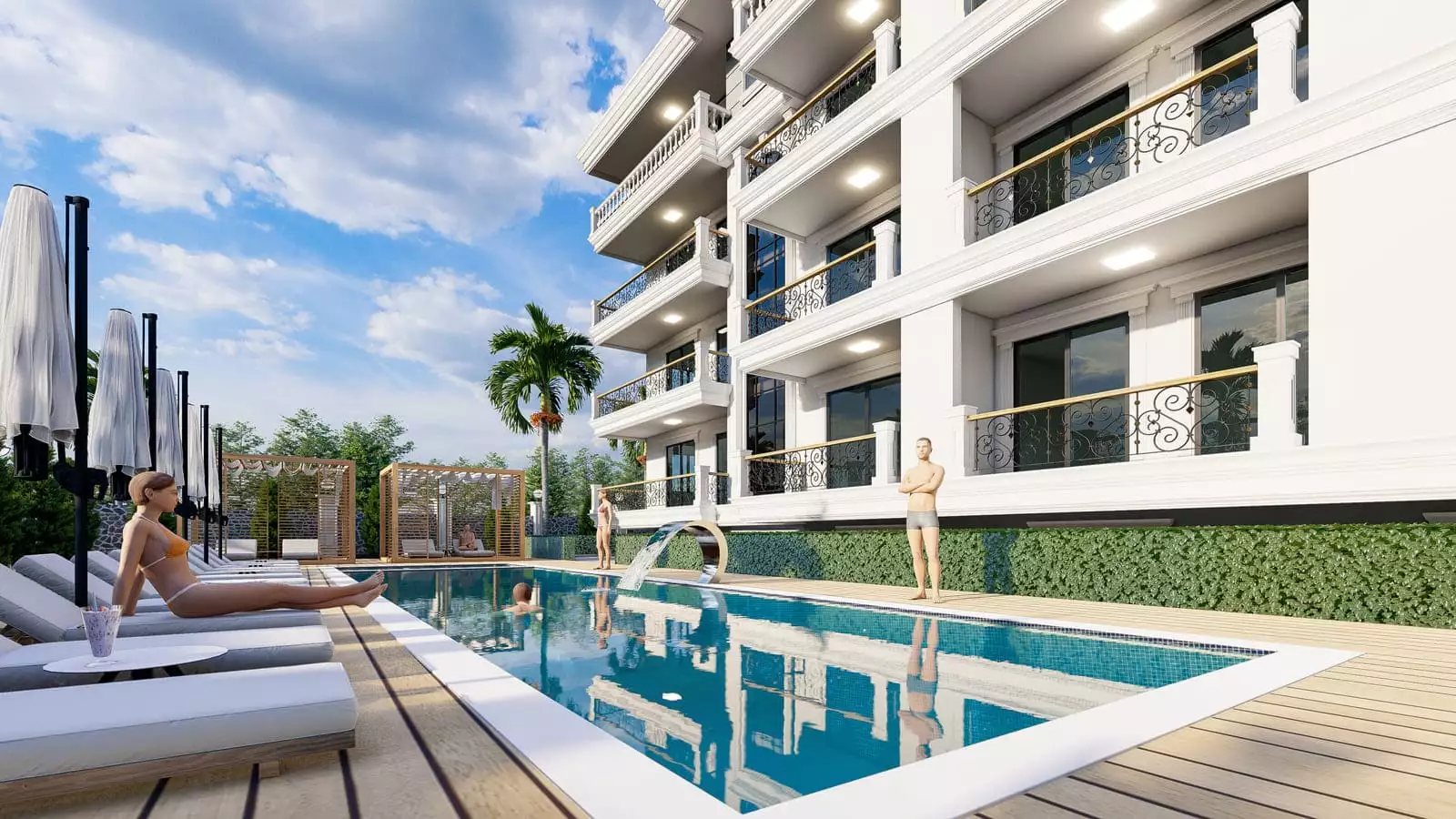 Flat 47m² in Turkey, Konakli. Priced at 130000€ rent photo-4