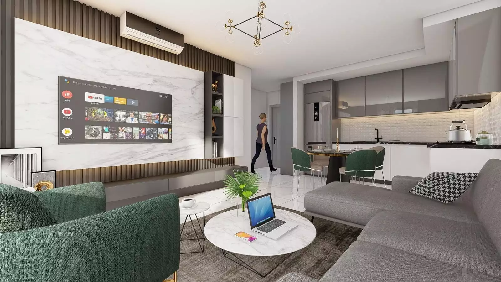 Flat 47m² in Turkey, Konakli. Priced at 130000€ rent photo-7
