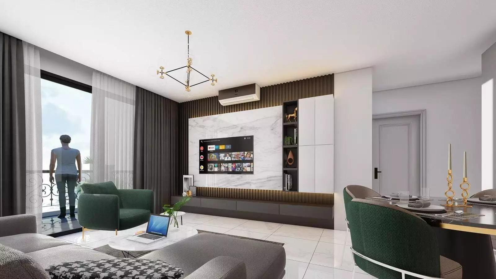 Flat 47m² in Turkey, Konakli. Priced at 130000€ rent photo-8
