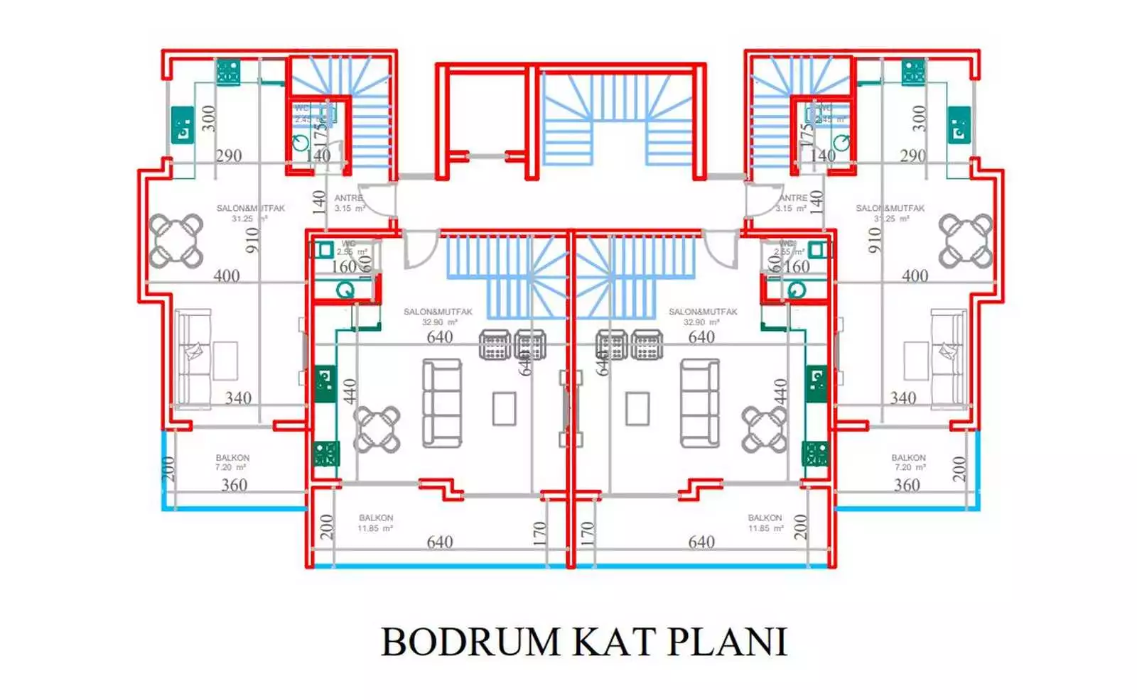 Flat 60m² in Turkey, Kargicak. Priced at 160000€ rent photo-17
