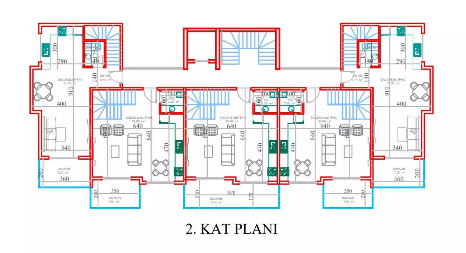 Flat 60m² in Turkey, Kargicak. Priced at 160000€ rent photo-19