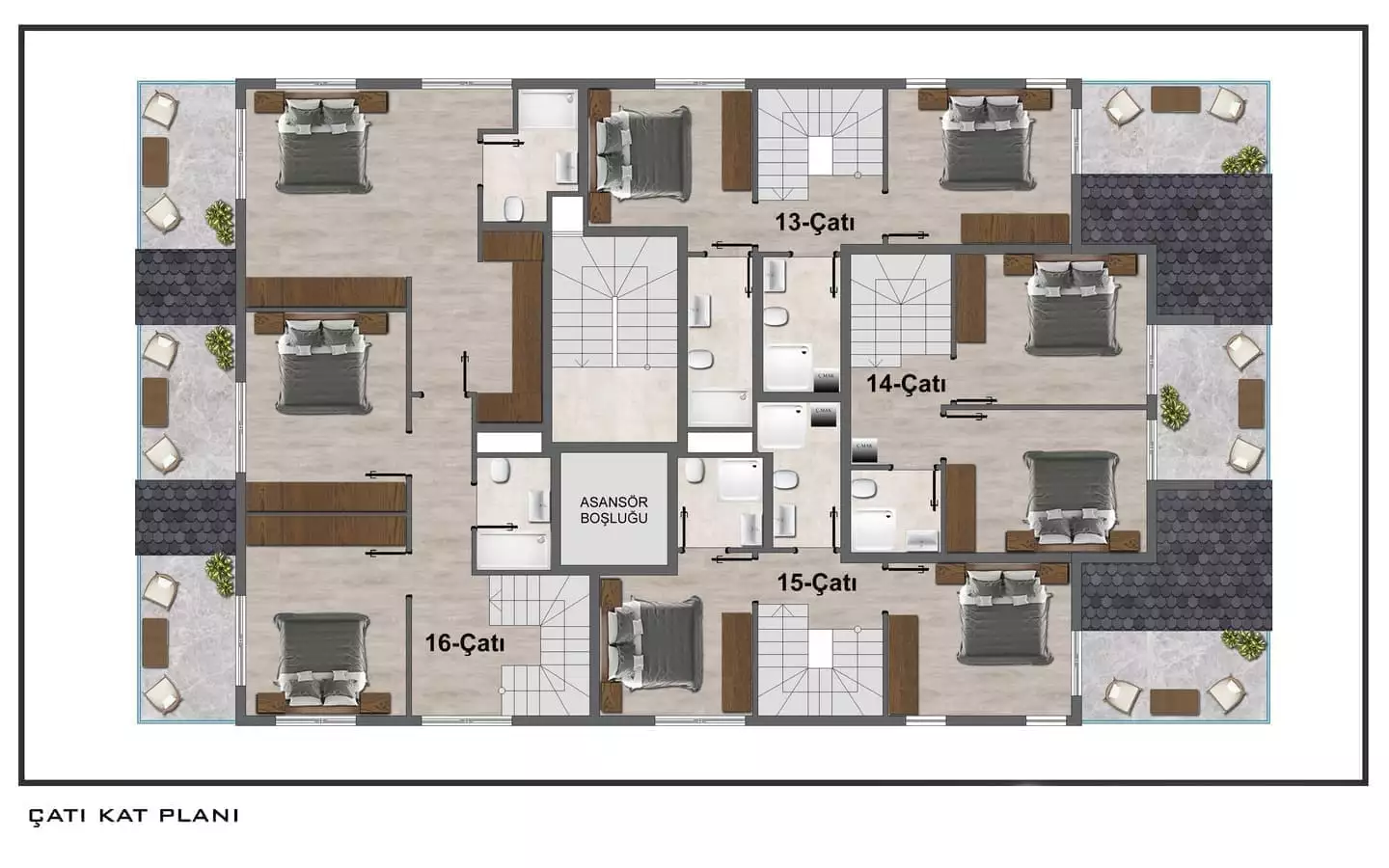 Flat 50m² in Turkey, Gazipasа. Priced at 111250€ rent photo-11