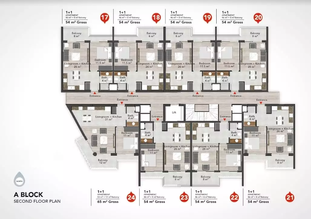 Townhouse 106m² in Turkey, Alania. Priced at 375000€ rent photo-16