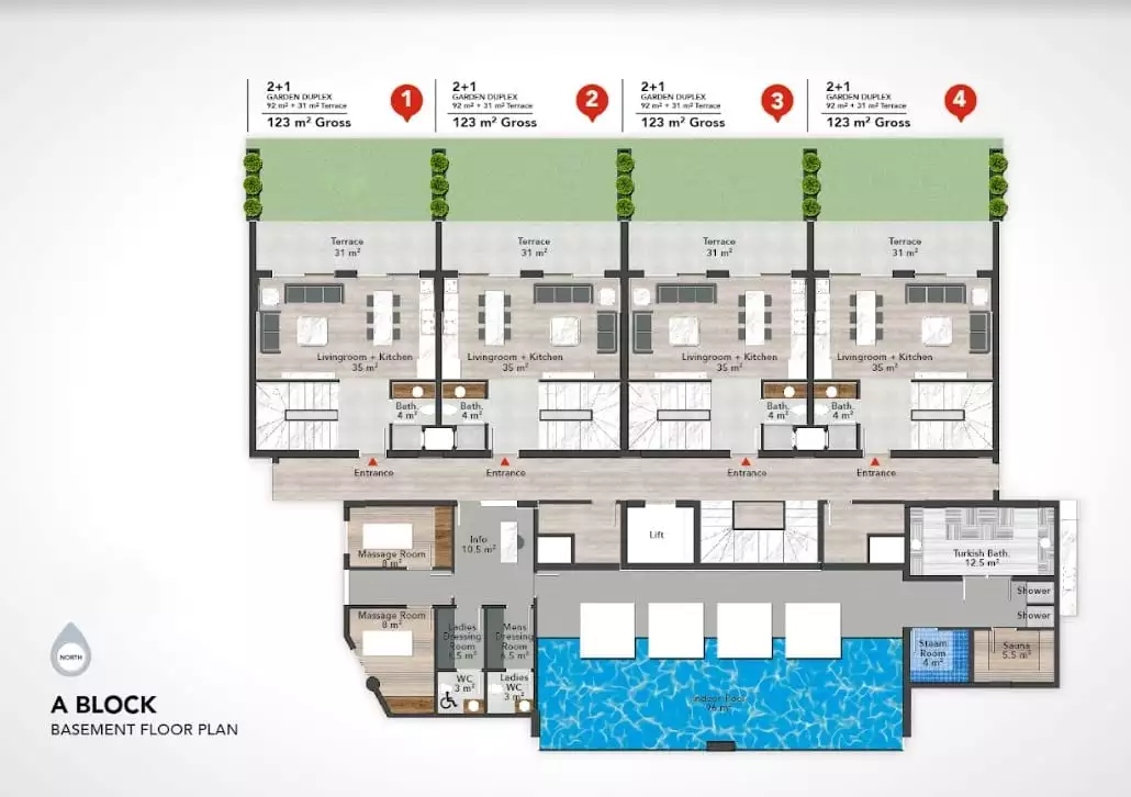 Townhouse 106m² in Turkey, Alania. Priced at 375000€ rent photo-20