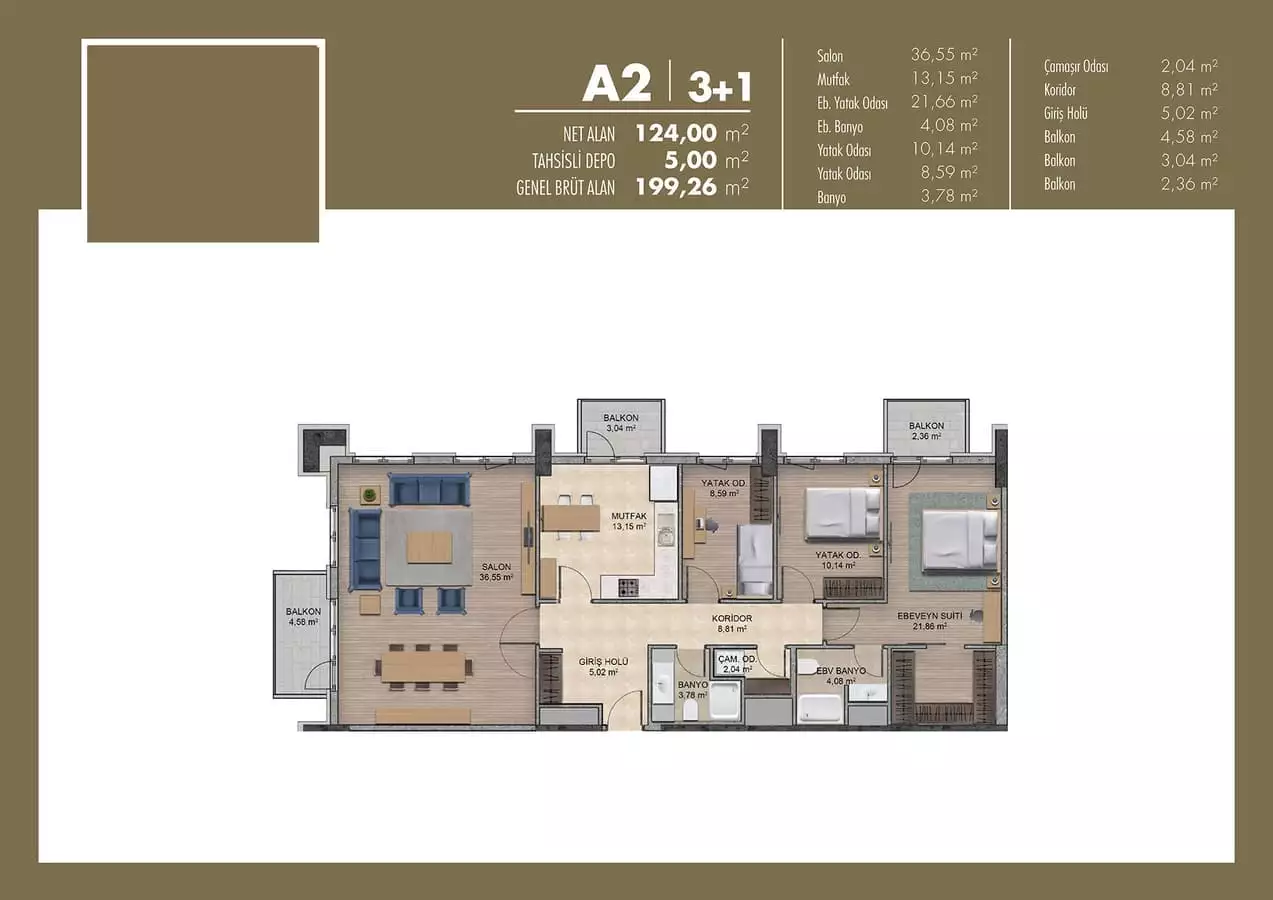 Flat 41m² in Turkey, Istanbul. Priced at 181645€ rent photo-25