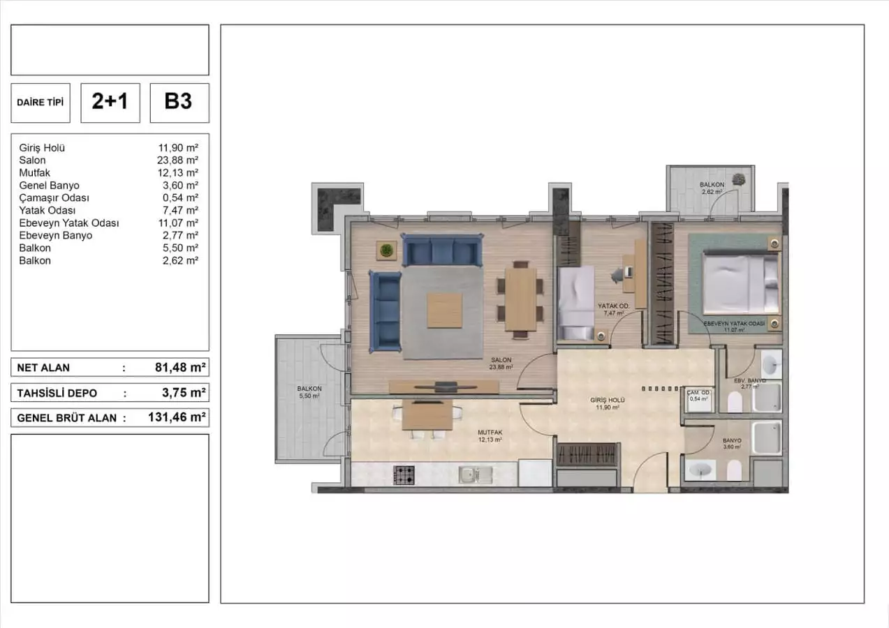 Flat 41m² in Turkey, Istanbul. Priced at 181645€ rent photo-27