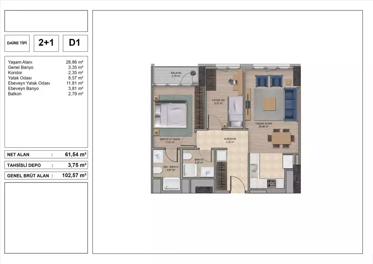 Flat 41m² in Turkey, Istanbul. Priced at 181645€ rent photo-28