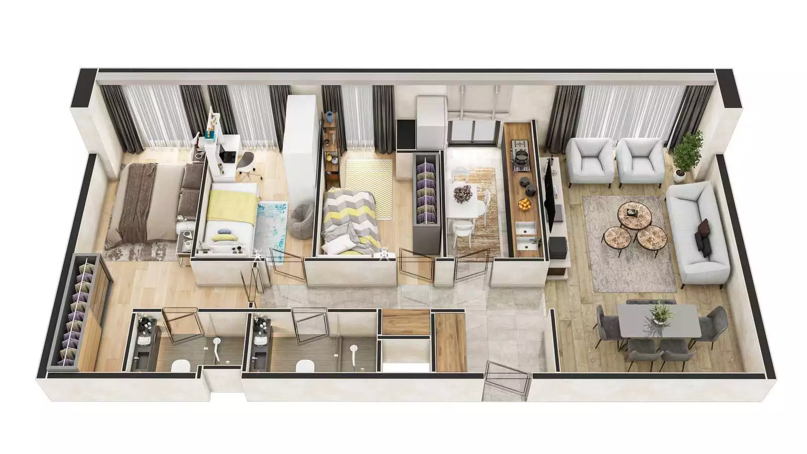 Flat 96m² in Turkey, Istanbul. Priced at 260500€ rent photo-8