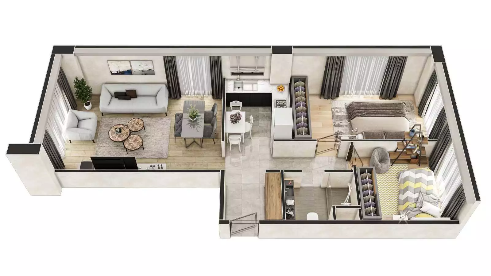 Flat 96m² in Turkey, Istanbul. Priced at 260500€ rent photo-11