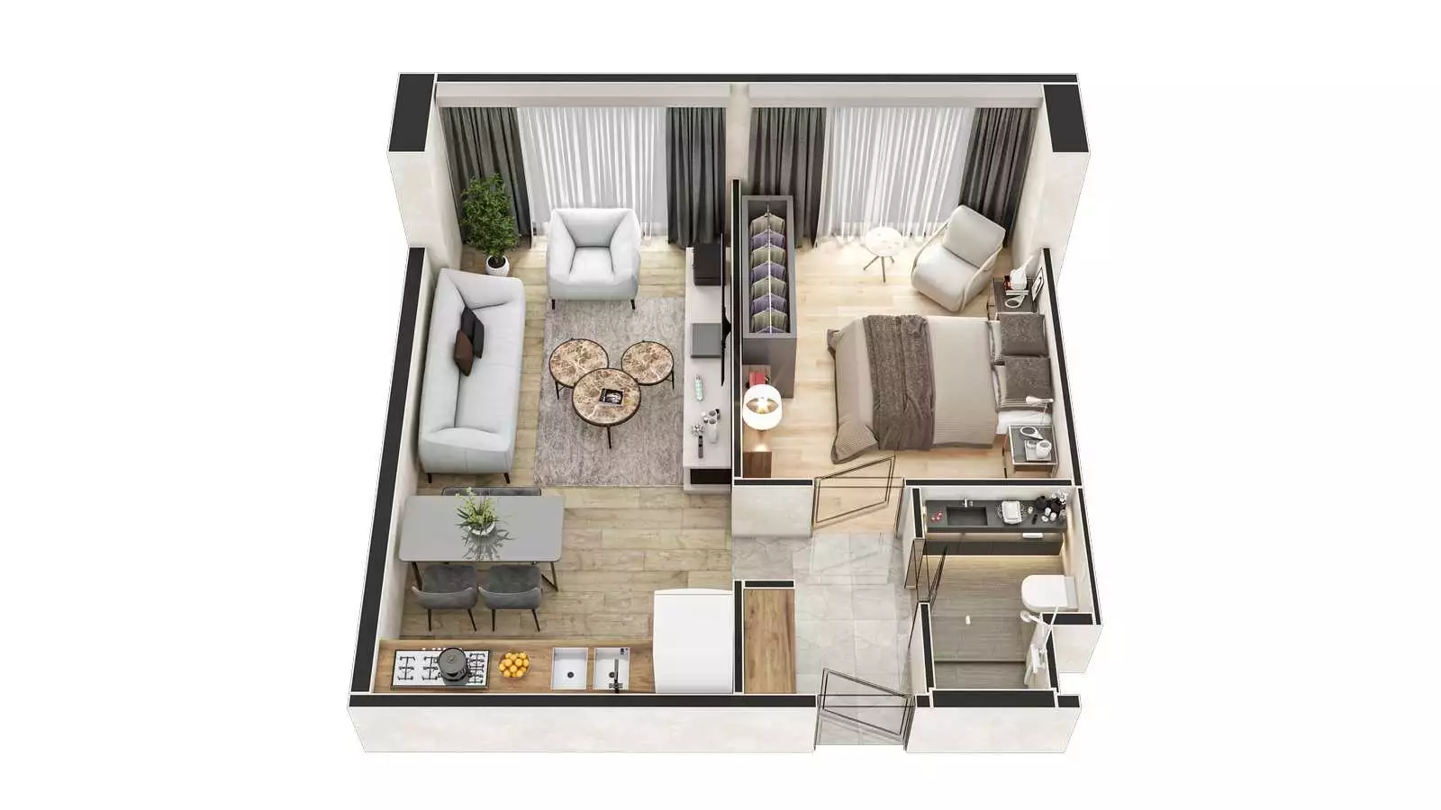 Flat 96m² in Turkey, Istanbul. Priced at 260500€ rent photo-12