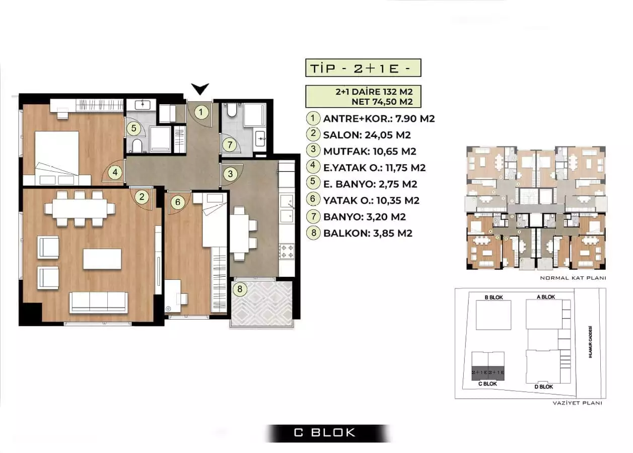 Flat 74m² in Turkey, Istanbul. Priced at 253000€ rent photo-16