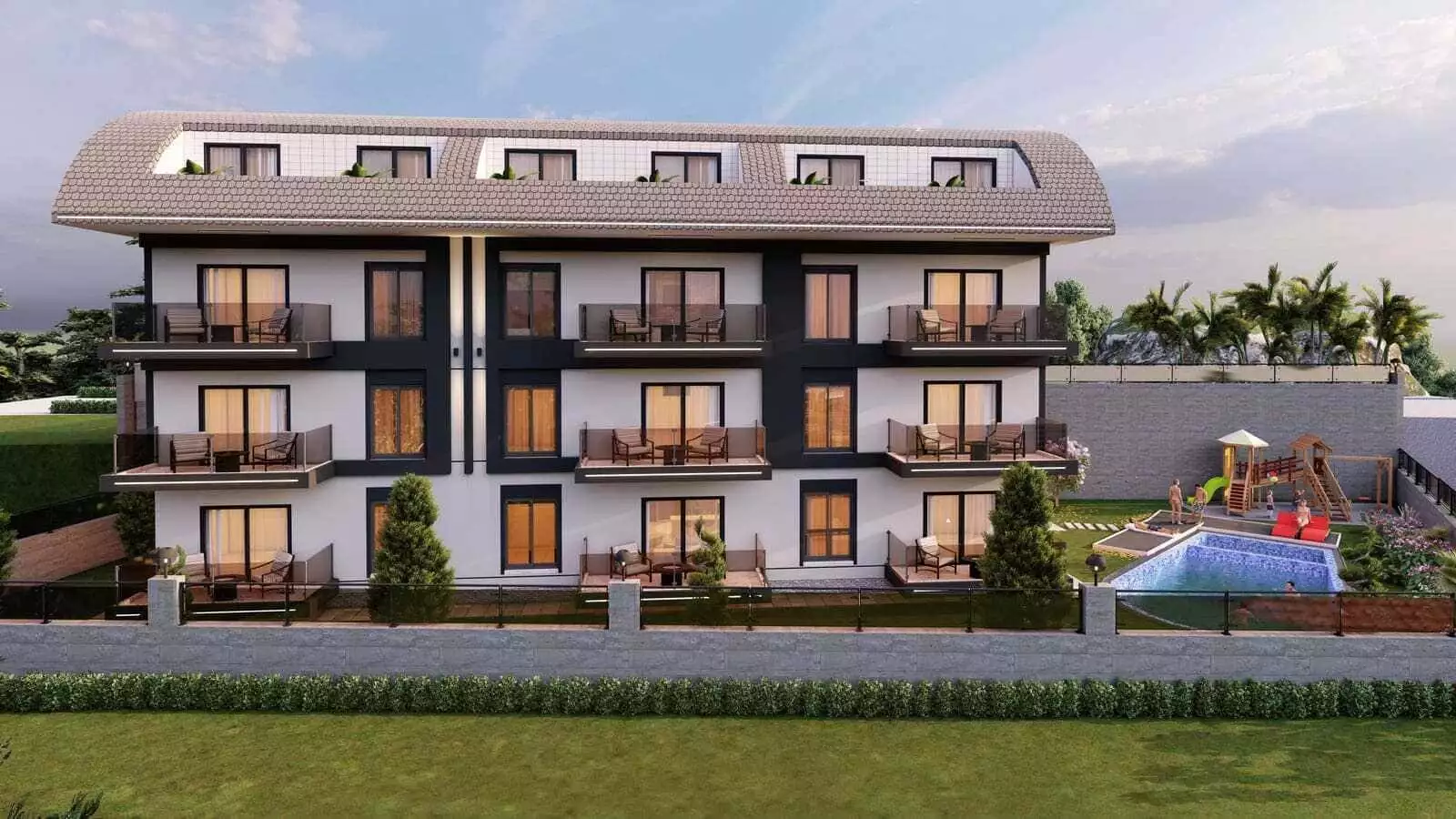 Flat 120m² in Turkey, Alania. Priced at 490000€ rent photo-2
