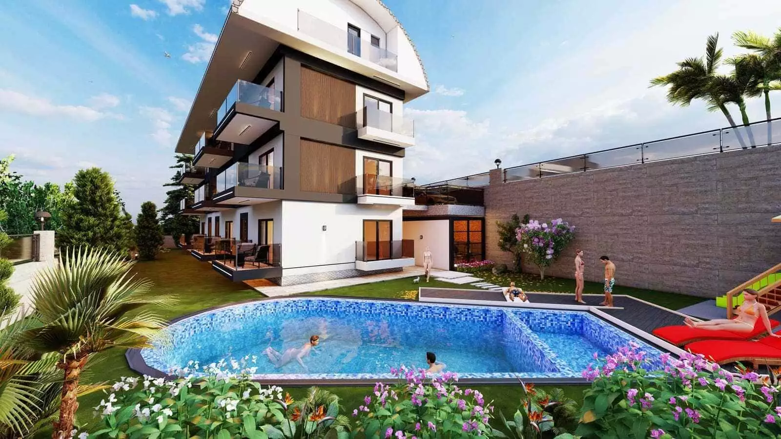 Flat 120m² in Turkey, Alania. Priced at 490000€ rent photo-3