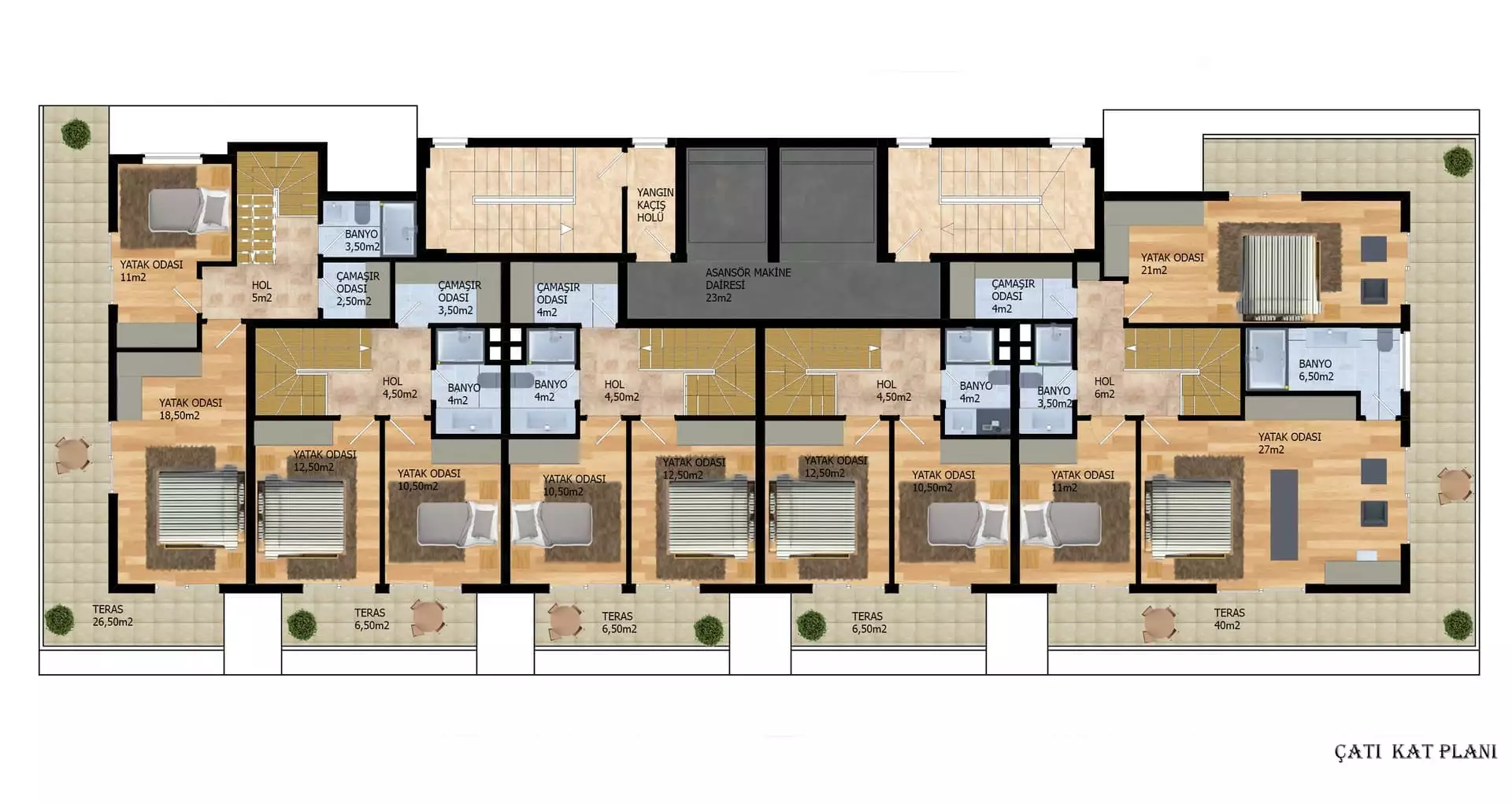 Flat 55m² in Turkey, Avsallar. Priced at 119000€ rent photo-21