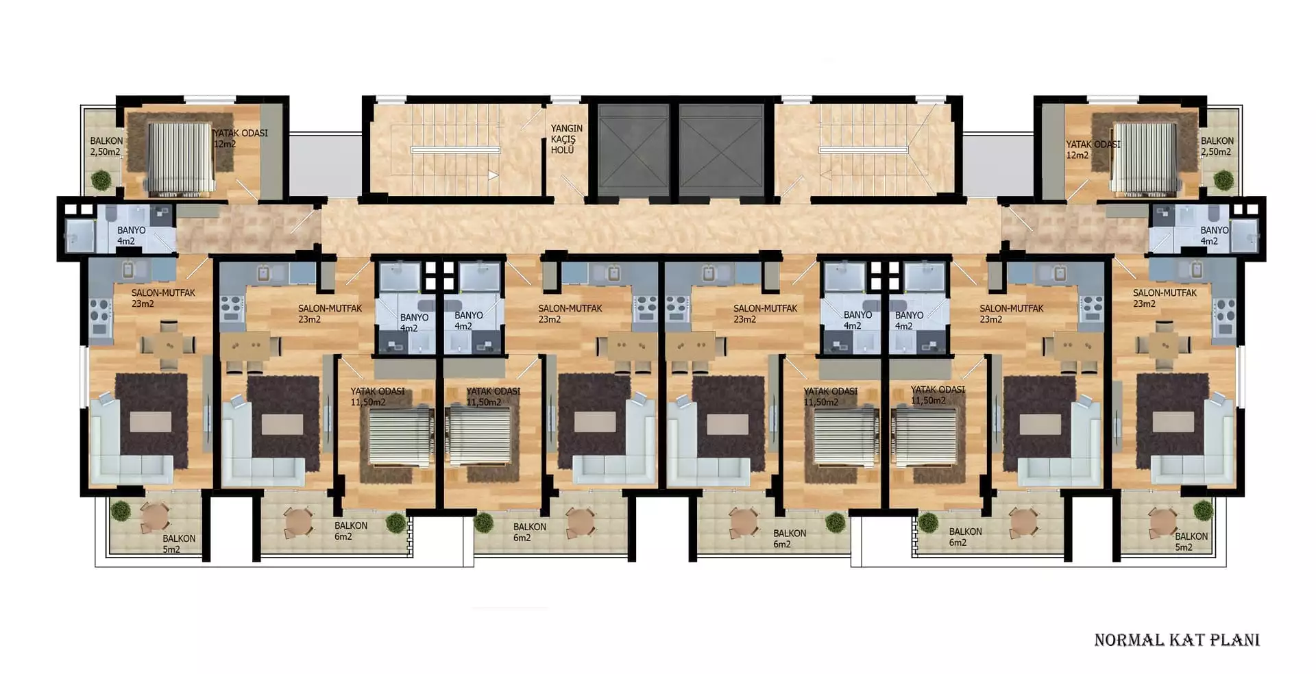 Flat 55m² in Turkey, Avsallar. Priced at 119000€ rent photo-22