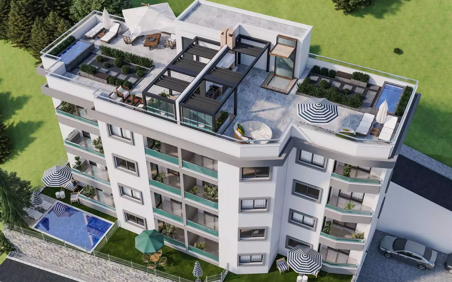 Flat 100m² in Montenegro, Komosevina. Priced at 504600€ rent photo-4
