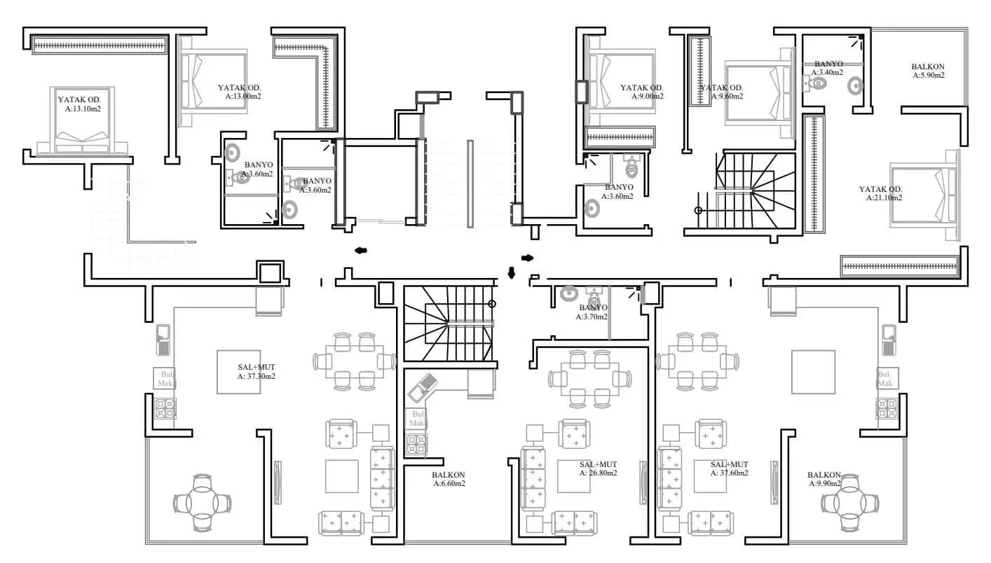 Flat 40m² in Turkey, Gazipasа. Priced at 112000€ rent photo-12