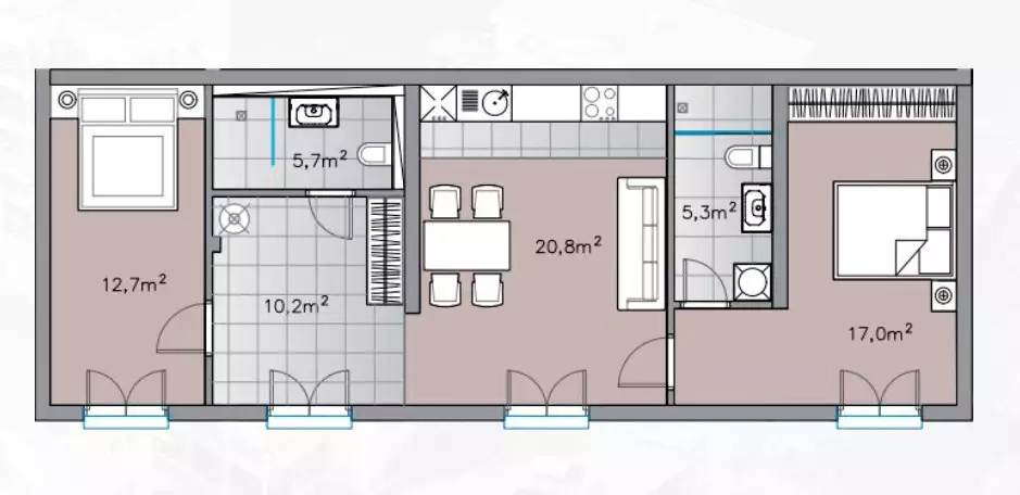 Flat 134m² in Montenegro, Denovici. Priced at 600000€ rent photo-41