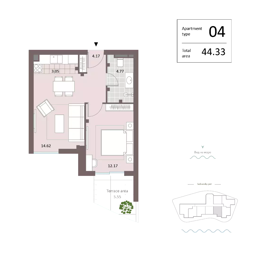 Flat 45m² in Montenegro, Becici. Priced at 158000€ rent photo-18