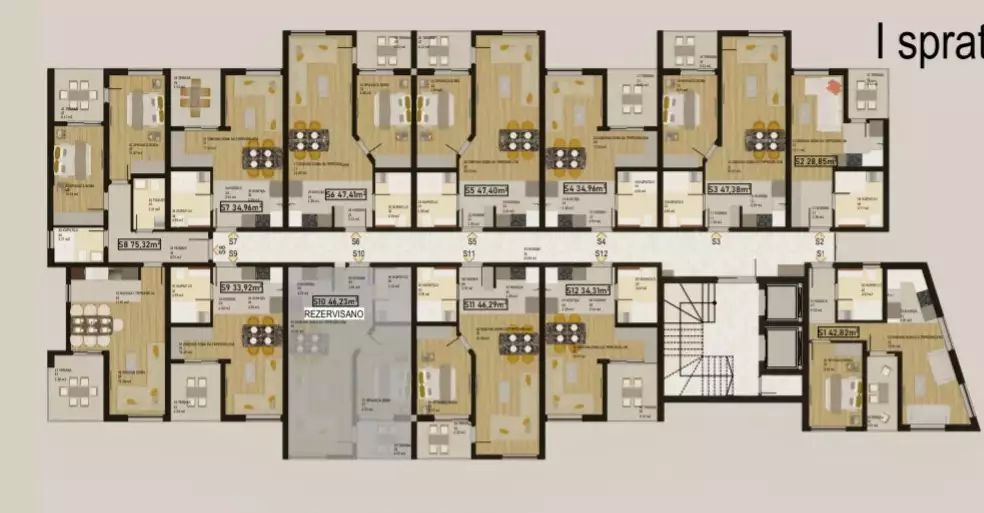 Flat 34m² in Montenegro, Bar. Priced at 89300€ rent photo-3