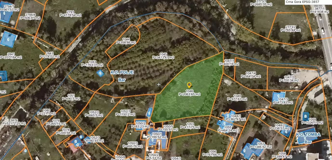 Land 2050m² in Montenegro, Bar. Priced at 205000€ rent photo-3