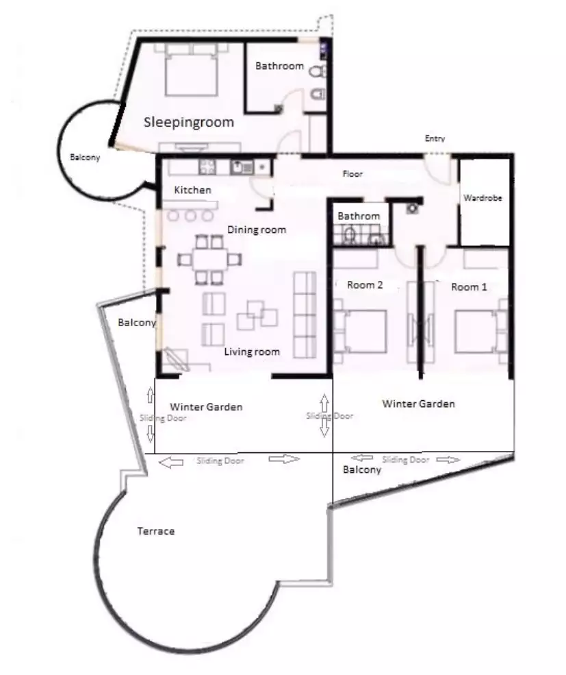 Flat 240m² in Montenegro, Dobra Voda. Priced at 399000€ rent photo-18