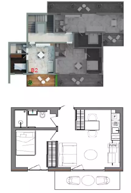 Flat 43m² in Montenegro, Tivat. Priced at 163400€ rent photo-6