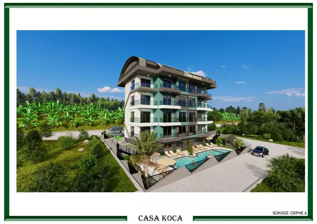 Flat 57m² in Turkey, Alanya. Priced at 185000€ rent photo-3