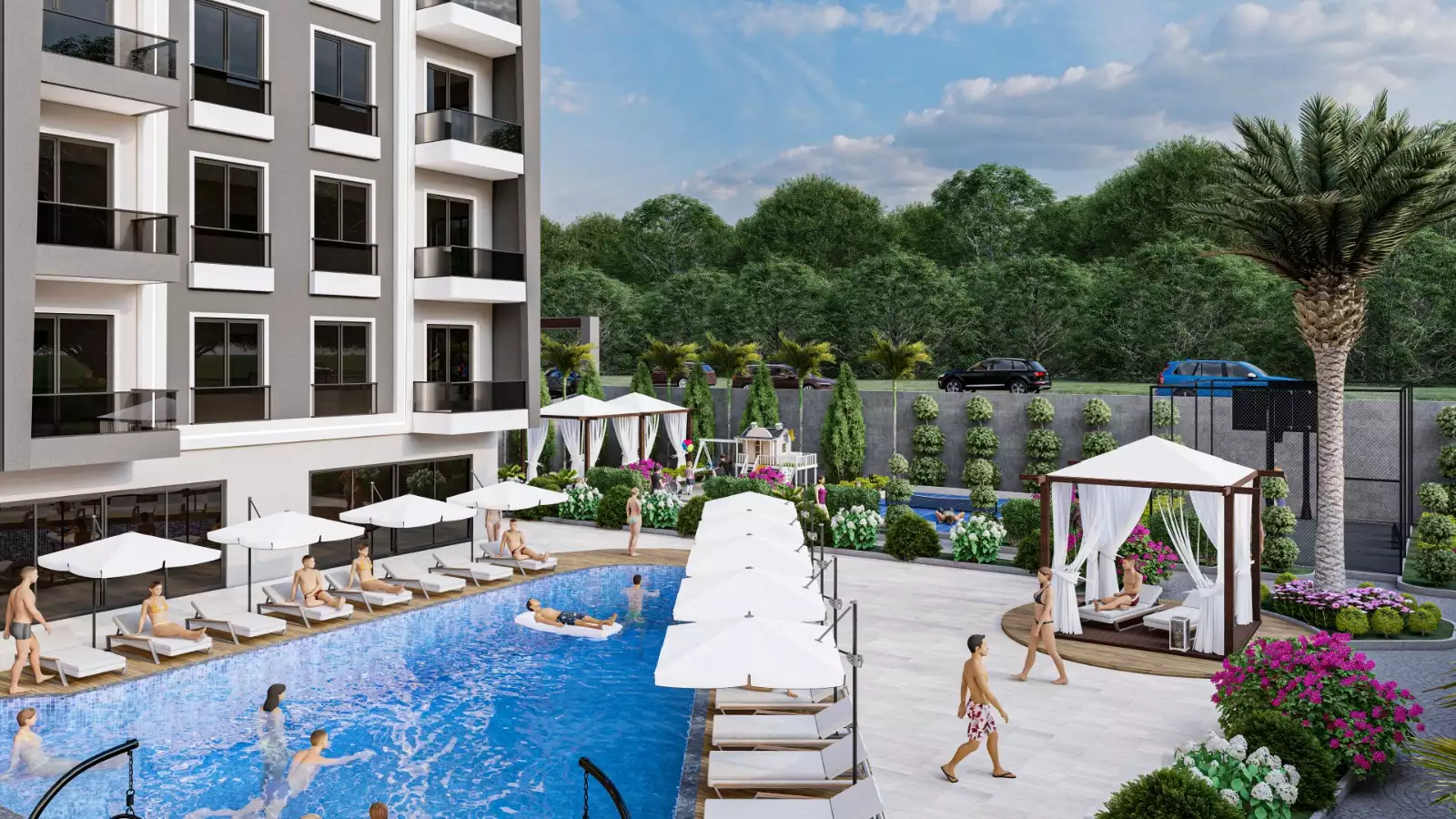 Flat 53m² in Turkey, Avsallar. Priced at 110000€ rent photo-2