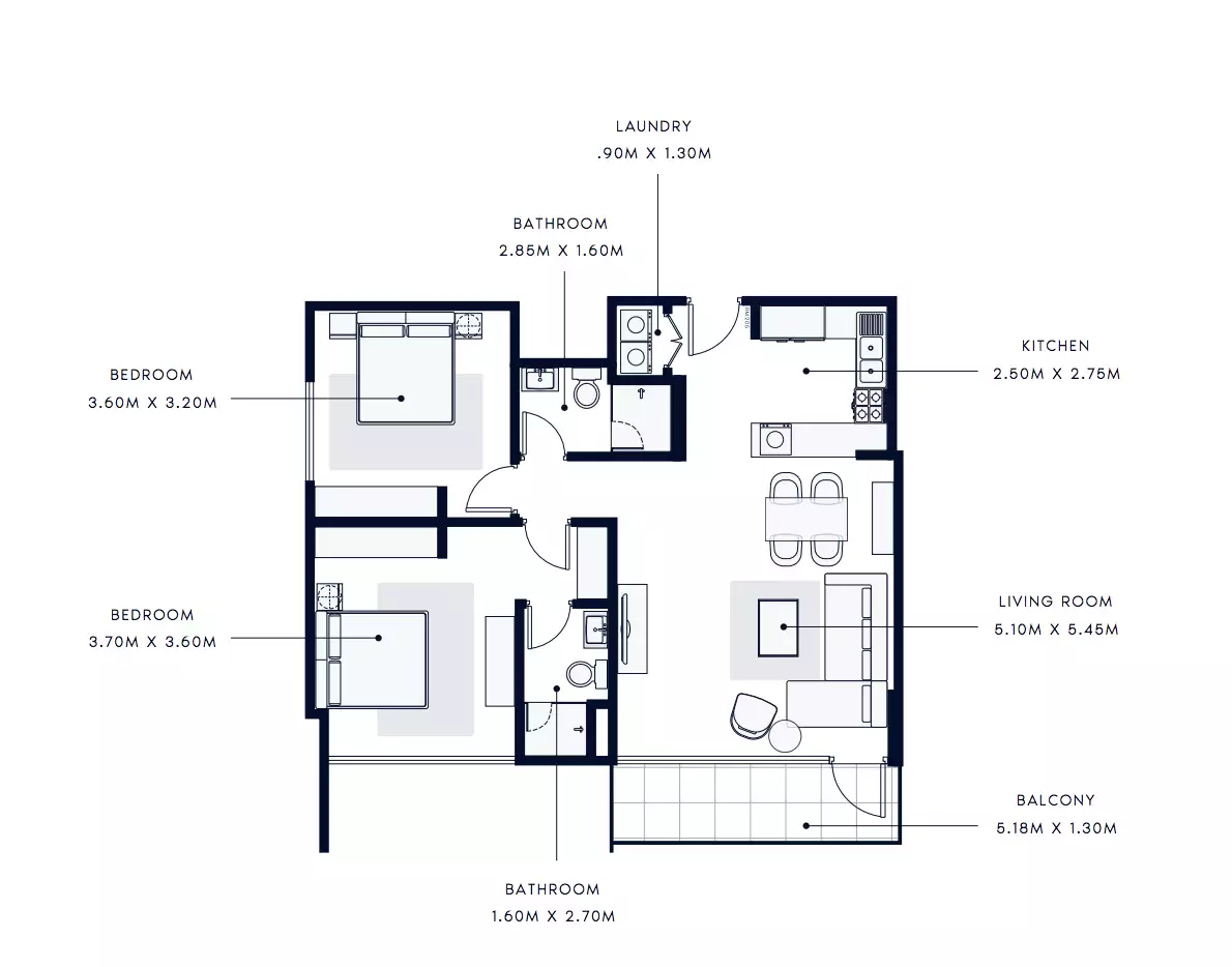 Flat 66m² in UAE, Dubai. Priced at 261608€ rent photo-8