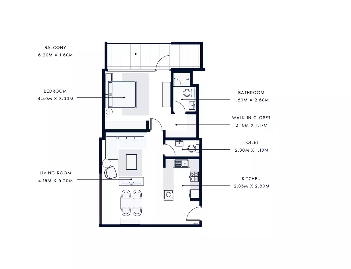 Flat 66m² in UAE, Dubai. Priced at 261608€ rent photo-9