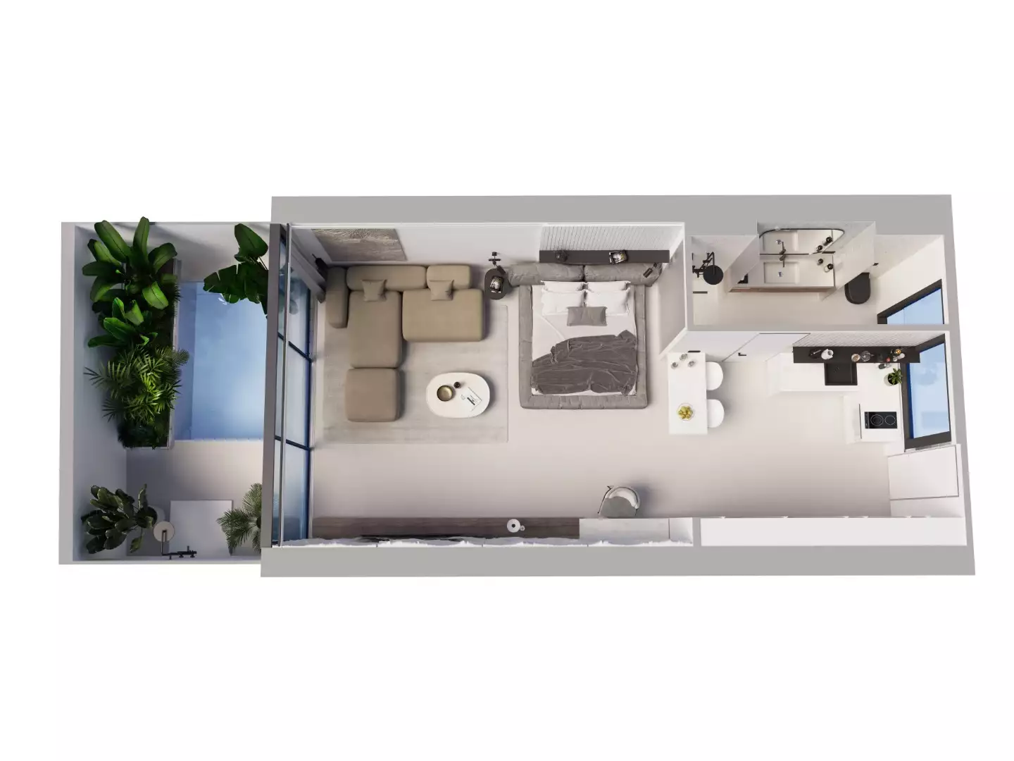 Flat 29m² in Indonesia, Bukit-Uluwatu. Priced at 91300€ rent photo-21