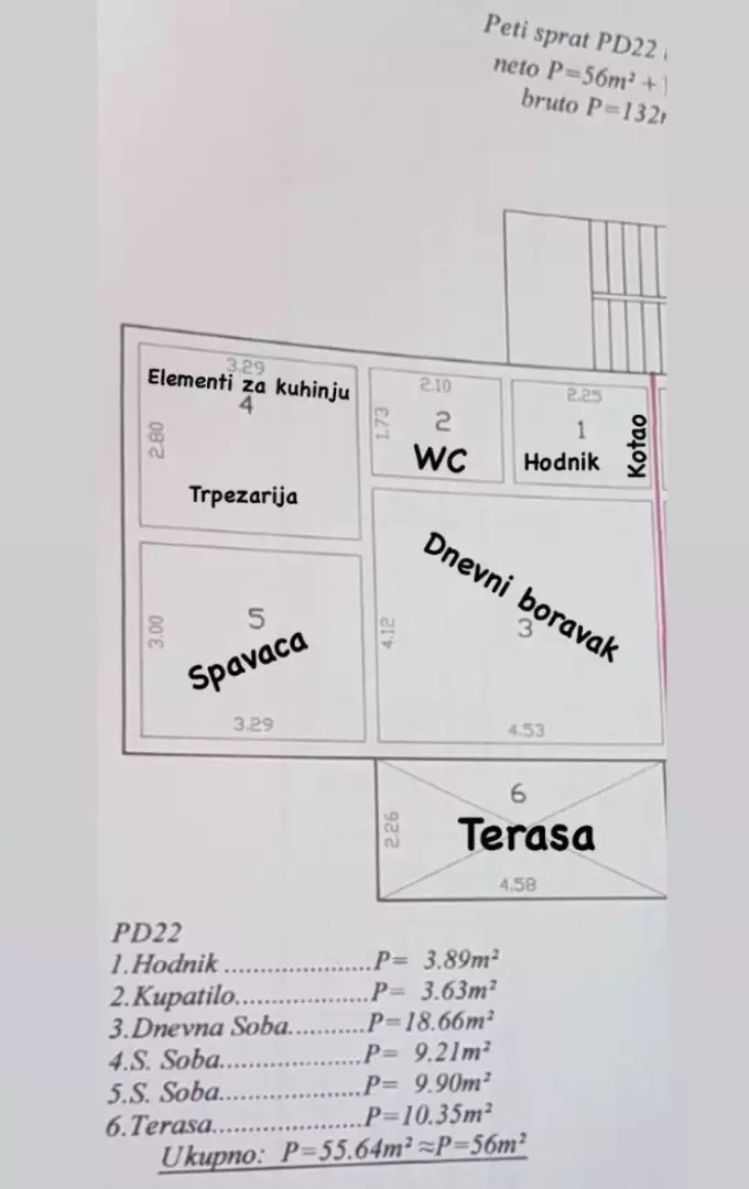 Flat 56m² in Montenegro, Dobra Voda. Priced at 100000€ rent photo-6