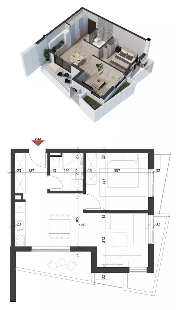 Flat 48m² in Montenegro, Petrovac. Priced at 156160€ rent photo-6